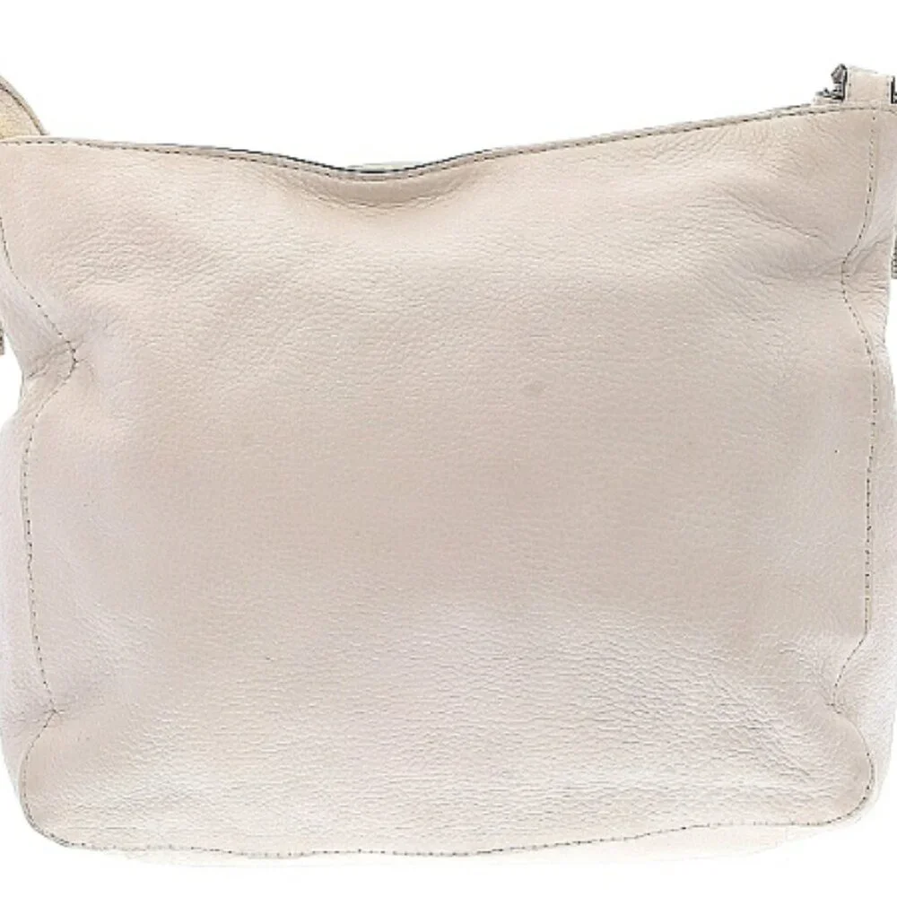 Michael Kors cream/white colored leather satchel